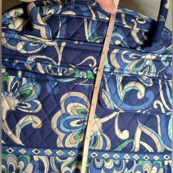 Vera Bradley “Mediterranean” Bowler Bag w/Crossbody Wallet - Picture 11 of 16